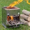 Wakeman Camping Stove - Stainless Steel Wood Burning Portable Rocket Stove for Camping by Wakeman 75-CMP1157 - alternate 9